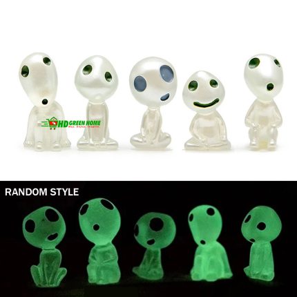 5 pcs x Luminous Ghost Elves Glow in Dark Garden Tree Elf Micro Landscape Toys