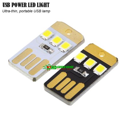 Mini USB 3-LED Light 5V Flat USB LED Night Light