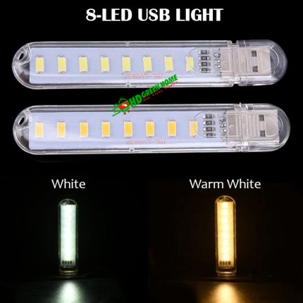 USB 8-LED Light 5V USB LED Night Light